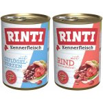 Rinti Kennerfleisch mix hovězí a drůbeží srdce 24 x 400 g – Hledejceny.cz