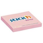 Stick´n Samolepicí bločky Stick´n by Hopax - 76 x 76 mm / 100 lístků / pastelová růžová – Hledejceny.cz
