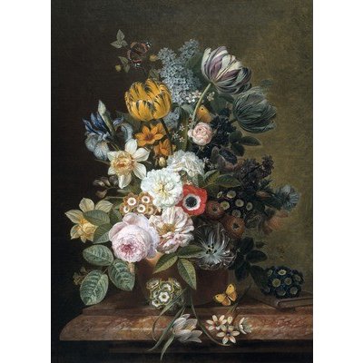 Obraz na plátně Zátiší s květinami – Zboží Mobilmania