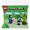 LEGO® doplněk LEGO® Minecraft 30672 Steve s mládětem pandy