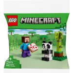 LEGO® Minecraft 30672 Steve s mládětem pandy – Zboží Dáma