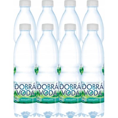 Dobrá voda jemně perlivá 8 x 0,5 l – Zboží Dáma