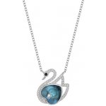 Grace Silver Jewellery Stříbrný Swarovski elements alexa labuť NH-043/2 – Hledejceny.cz