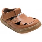 Pegres kožené barefoot sandálky sbf51l hnědé – Hledejceny.cz
