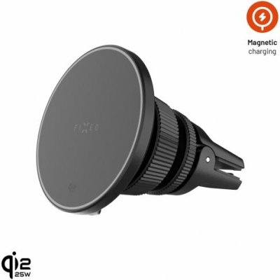 Držák FIXED MagRound 3 s podporou uchycení MagSafe, 25W, Qi2.2 černý (FIXMRO3-BK) | Zboží Auto