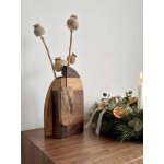 WoodenBotanery Váza NORDIC MINI Dub Ořech – Hledejceny.cz