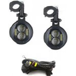 LED přídavná dálková světla na moto 100W, homologace