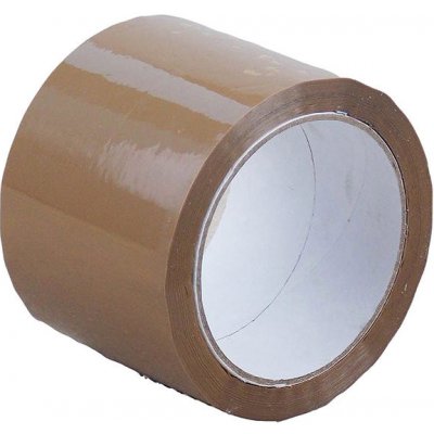 IDEAL BOX Lepicí páska 75 mm / 66 m, hnědá – Sleviste.cz