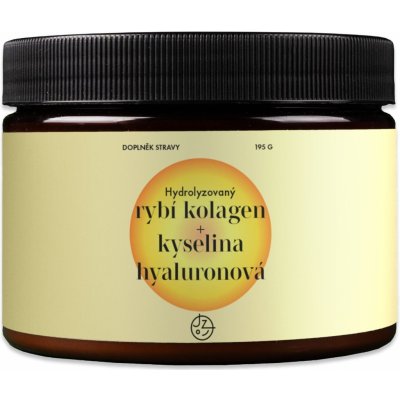 Jíme zdravě Hydrolyzovaný rybí kolagen s kyselinou hyaluronovou a vitamíny C a E mango 195 g – Zboží Mobilmania