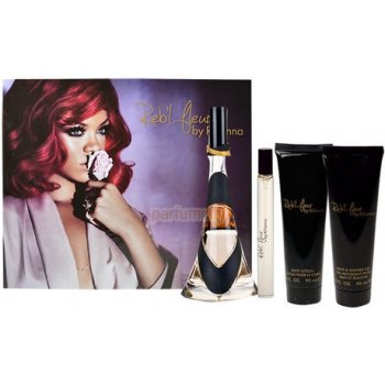 Rihanna Reb'l Fleur EDP 100 ml + tělové mléko 90 ml + sprchový gel 90 ml + EDP 10 ml dárková sada