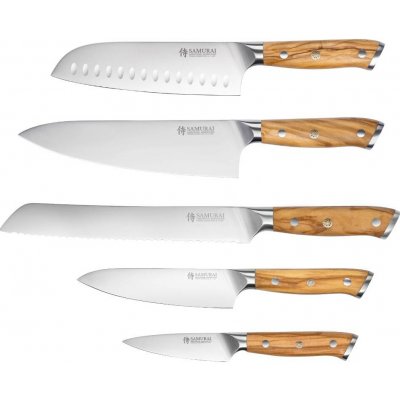 Samurai Standard s olivovým dřevem 5 ks – Zboží Dáma