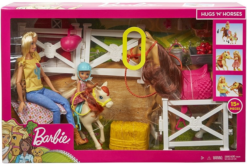Barbie Jezdecká sada s koněm a poníkem od 1 369 Kč - Heureka.cz