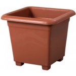 Nohel Garden květináč QUATTRO plastový terakota 30x30 cm – Zboží Mobilmania
