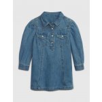 GAP Baby džínové šaty modrá – Sleviste.cz