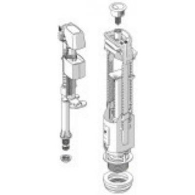 JIKA vypouštěcí a boční napouštěcí ventil H8916160000001 – Zboží Mobilmania