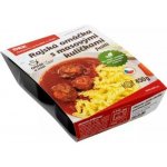Ježkovy krabičky Rajská omáčka s masovými kuličkami Fusilli 450 g – Sleviste.cz