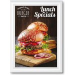 Jansen Display Klaprám A4 profil 25mm, barva RAL 9003 bílá, 241 x 328 mm – Zboží Živě