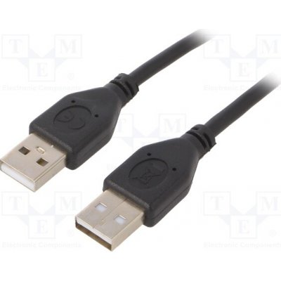 Gembird CCP-USB2-AMAM-6 USB 20, USB A vidlice,z obou stran, 1,8m, černý – Zbozi.Blesk.cz