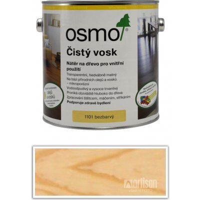 Osmo 1101 Čistý vosk na dřevo 25 l Bezbarvý – Sleviste.cz
