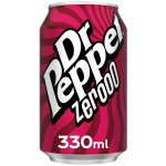 Dr Pepper Zero sycený kolový nápoj bez cukru 330 ml – Sleviste.cz