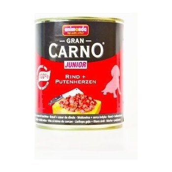 Animonda Gran Carno Junior hovězí & krůtí srdce 0,8 kg