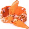 Šátek Art of Polo oranžový šátek do vlasů pin-up bandana