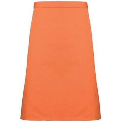 Premier Workwear Středně dlouhá keprová zástěra do gastro provozu terracotta 70 x 50 cm PW151 – Hledejceny.cz