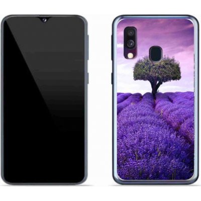 Pouzdro mmCase gelové Samsung Galaxy A40 - levandulová louka – Zboží Mobilmania