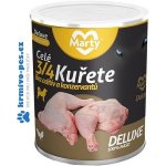 Marty DeLuxe ze 100 % masa celá 3/4 kuřete 0,8 kg – Hledejceny.cz