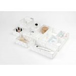 Compactor TEX Organizér na prádlo a doplňky - 5 dílný, 32 x 25 x 8 cm, bílý