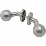 Koule ke klice s oválnou rozetou, otočná, bal.: 1 pár, broušená nerez K320 /AISI304 , spodní část nerez – Hledejceny.cz