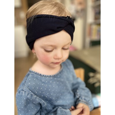 Jsem máma Čelenka s uzlem Tmavě modrá – Zboží Mobilmania