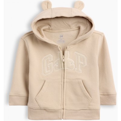 GAP Baby mikina VintageSoft Brannan Bear s logem Béžová – Sleviste.cz