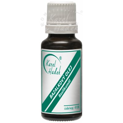 Karel Hadek Bazalka Éterický olej 10 ml – Hledejceny.cz