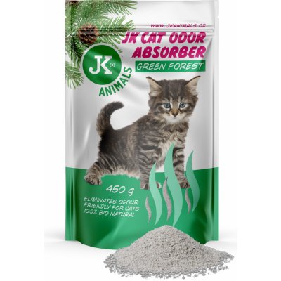 JK ANIMALS pohlcovač zápachů s vůní zeleného lesa 450 g – HobbyKompas.cz