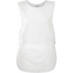 Premier Tabard zástěra s kapsou a zapínáním Clean bílá – Hledejceny.cz