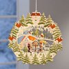 Weltbild LED závěsná dekorace Vánoční vesnička