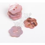 Knoflík Drops 615 Kytička (pudrová) – Zboží Mobilmania