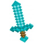 CurePink plastová replika meče Minecraft Diamond 51 x 25 cm DSG65684 – Hledejceny.cz