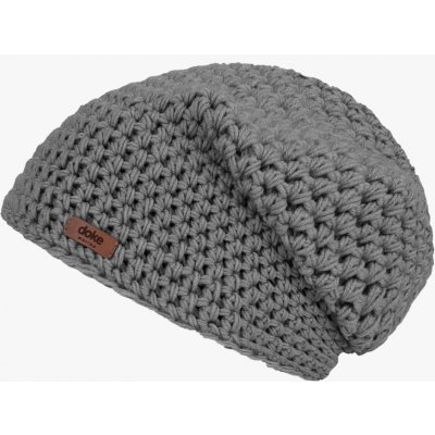 Merino háčkovaná čepice Medium grey – Hledejceny.cz