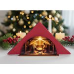 CENTROFLOR Vánoční dřevěný stojánek na ubrousky 65x130mm – Zboží Dáma