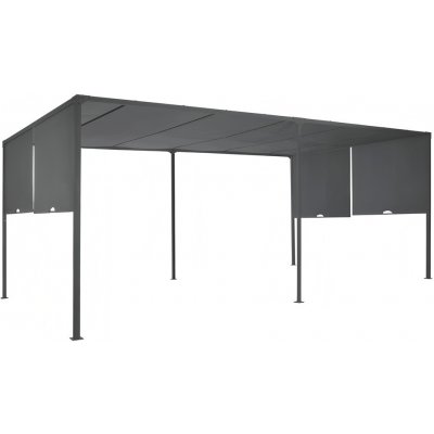Garden Point pergola Sevilla 3x6 m s moskytiérou Antracitová – Zboží Mobilmania