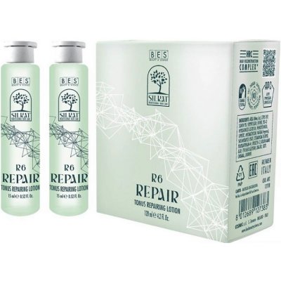 Bes Silkat R6 Tonus Repairing Lotion ampule s vysokým obsahem keratinu 8 x 15 ml – Hledejceny.cz