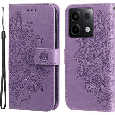 Mandala knížkové Xiaomi Redmi Note 13 X6 5G - fialové – Zboží Mobilmania