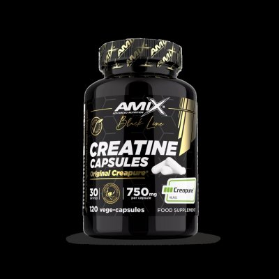 Amix Black Line Creatine Creapure Capsules 120 kapslí – Hledejceny.cz