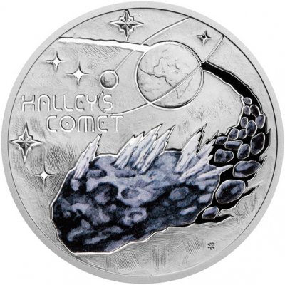 Česká mincovna Stříbrná mince Mléčná dráha Halleyova kometa proof 1 oz