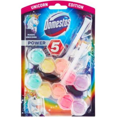 Domestos Power 5 Unicorn WC blok 2 x 55 g – Zboží Mobilmania