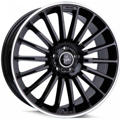 Keskin KT15 7x17 5x108 ET48 black lip polished