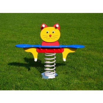 Playground System pružinová houpačka Kočka dvousedadlová