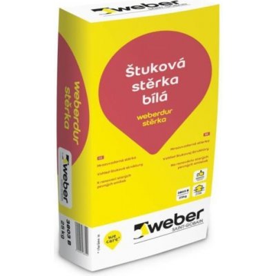 Weber weberdur Stěrka štuková 25 kg bílá – Zboží Mobilmania